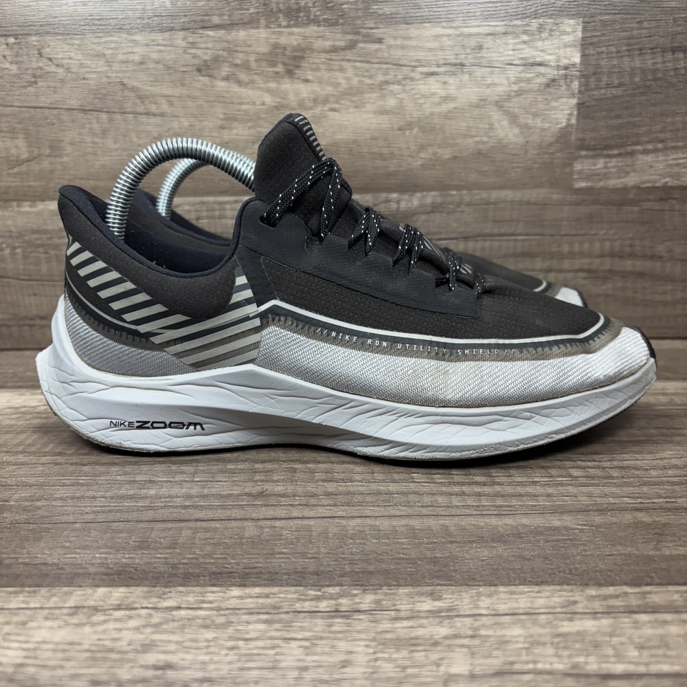 Nike Winflo 6 Shield Black Silver Womens US Size 9 BQ3191-001 Running Shoes
